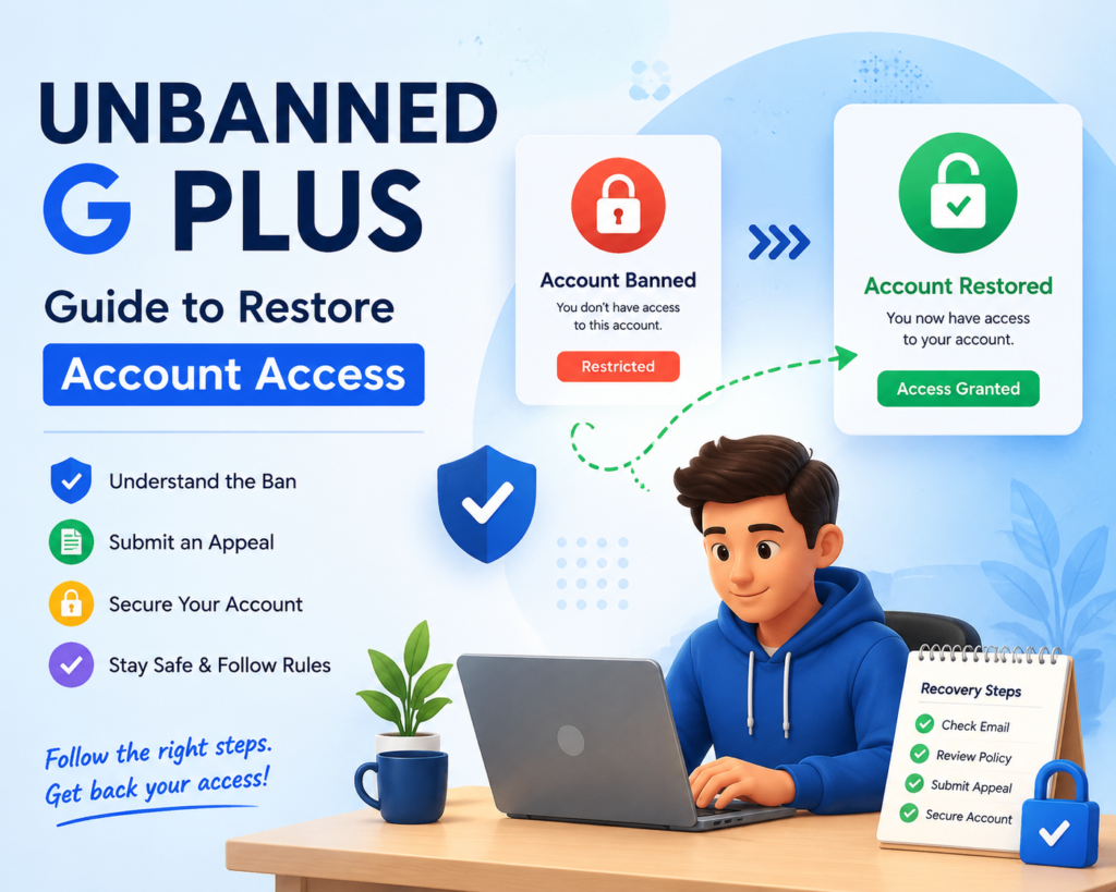 Unbanned G Plus: Simple Guide to Getting Access Back
